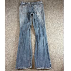 Mudd Bootcut Flared Jeans Womens 5 Juniors Blue Faded Light Wash Denim Grunge